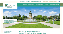 Desktop Screenshot of logopaedie-mannheim.de